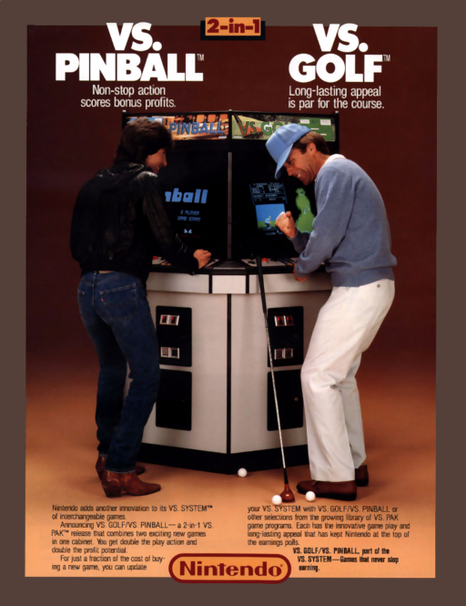 Vs. Pinball Game Cover